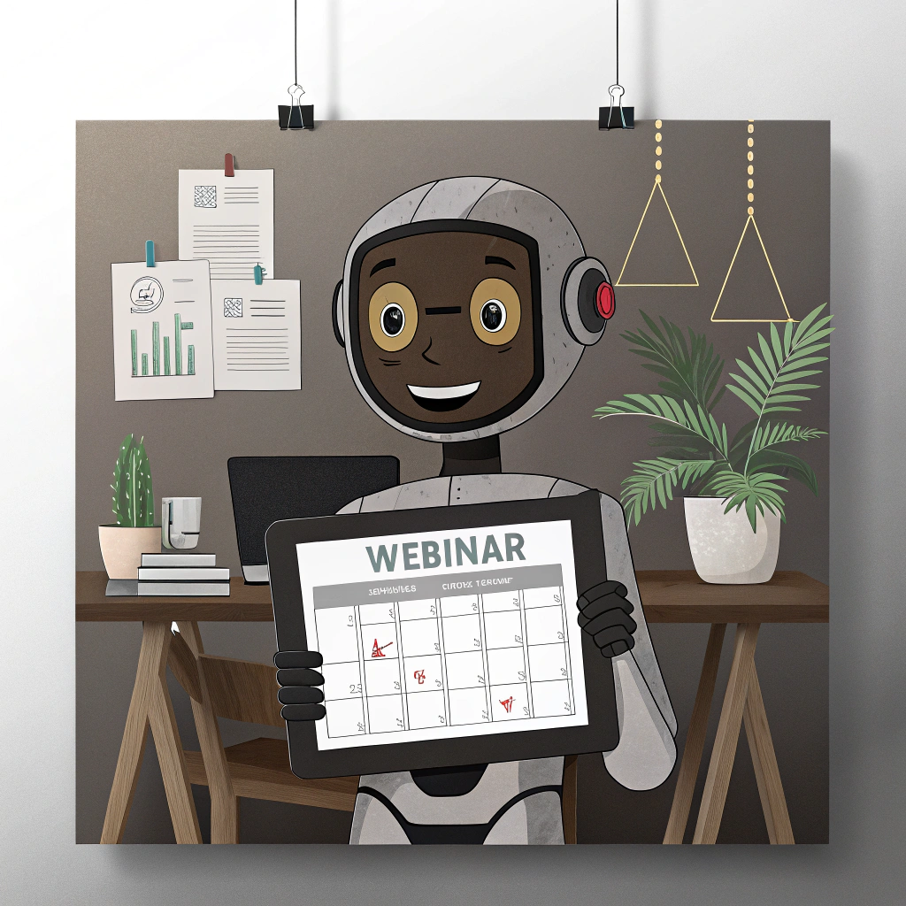 Maestro-friendly-african-american-robot-that-focuses-on-webinar