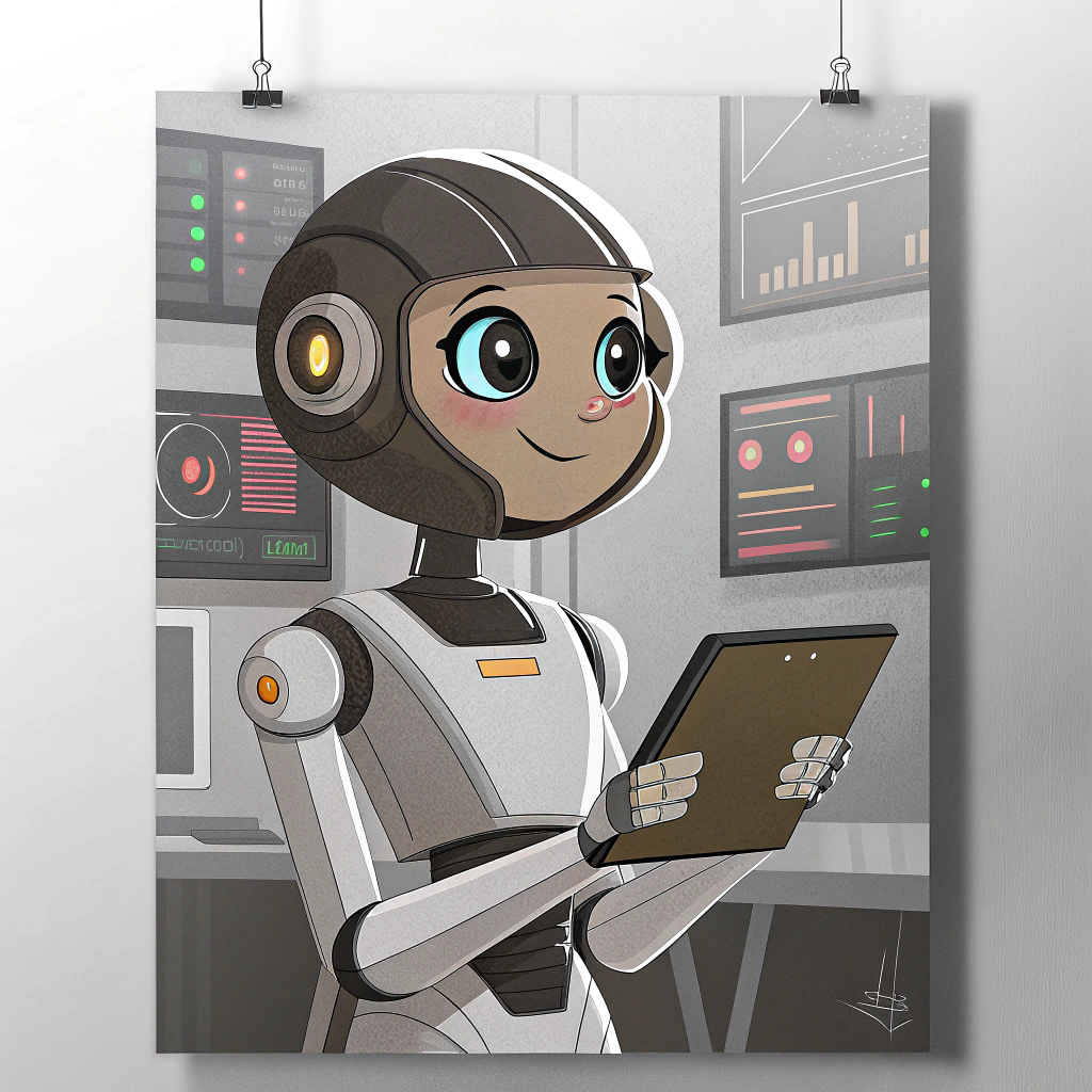 Scribe-friendly-female-robot-that-focuses-on-client-intel